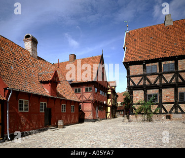 DK - JUTLAND: The Old Town or Den Gamle By in Aarhus Stock Photo