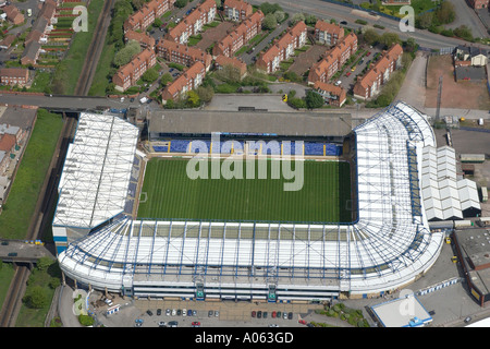 Aerial view of Birmingham City Football Club also known as St Andrew's Stadium or St Andrews Stadium, home to the Blues Stock Photo