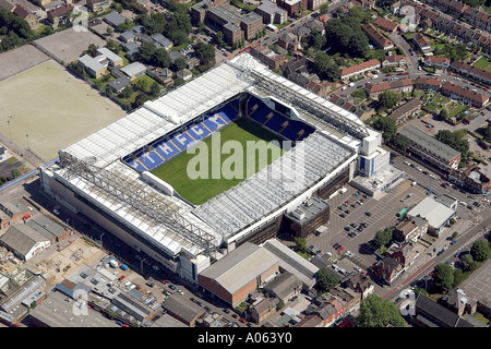 Aerial view of Tottenham Hotspur Football Club in London. It is also called White Hart Lane and is home to Spurs
