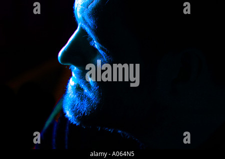Profile Of A Man In His Forties Stock Photo