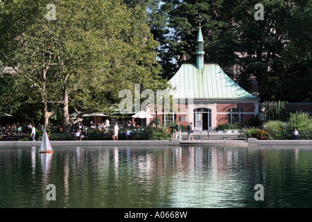 Conservatory Water, Central Park, New York Stock Photo