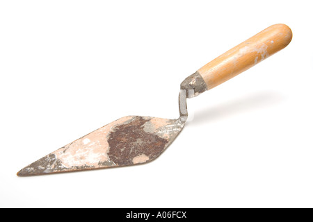 Trowel isolated on a white studio background. Stock Photo
