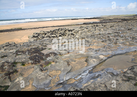 Inter tidal zone Fanore beach County Clare Ireland Stock Photo