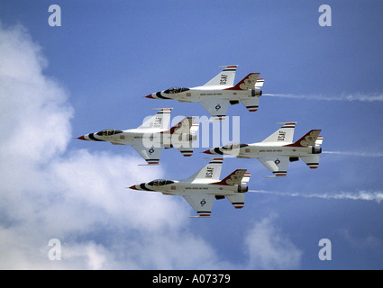 The Thunderbirds US Air Force Acrobatic Team USA Stock Photo
