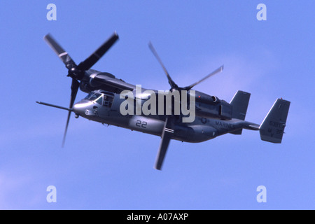 Bell Boeing VM-22B Osprey operated by the US Marines on display at Fairford RIAT Stock Photo