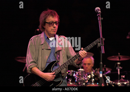 Stock photograph of Bill Wyman's Rhythm Kings in concert at Plymouth Pavilions England Halloween 2006 Stock Photo