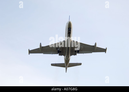 Nimrod HS MR2 on circuits at RAF Kinloss Morayshire, Scotland.  XAV 4063-386 Stock Photo