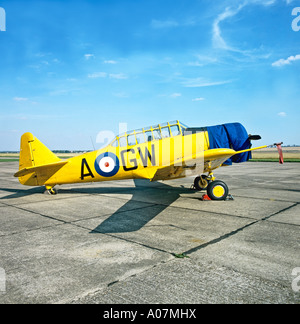 North American AT16 Harvard 11B B BBHK ex RAF FH153 Stock Photo