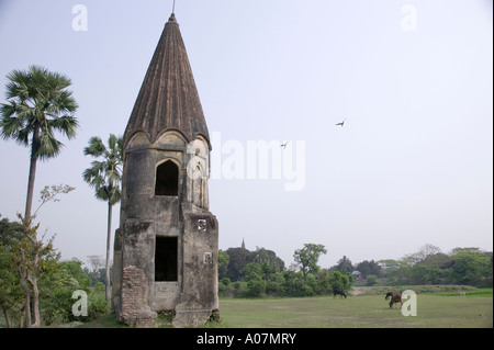 Hindu temple in Sonargoan Bangladesh Stock Photo