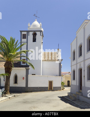 Moncarapacho, Main Village Square Stock Photo