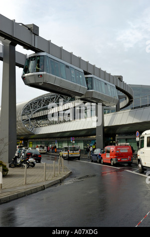 Skytrain, Duesseldorf International Airport, Germany. Stock Photo