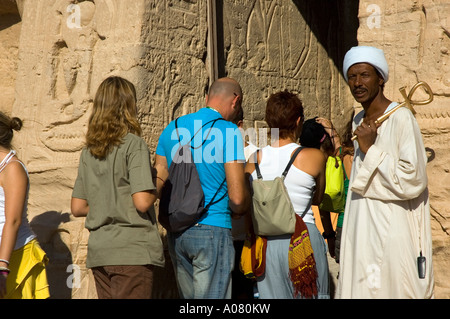 Queen Nefertari Temple Entrance Stock Photo