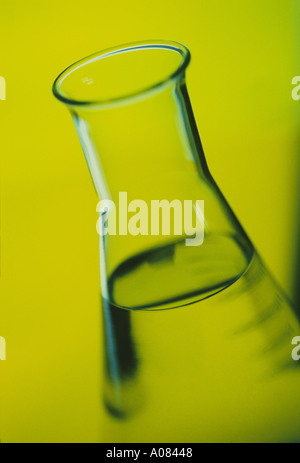 CHEMICAL FLASKS Stock Photo