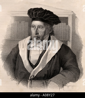 Georg Wilhelm Friedrich Hegel, 1770 - 1831.  German philosopher. Stock Photo