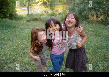 Portrait of Girls Stock Photo