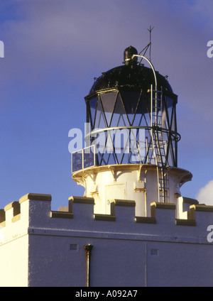 dh Brough of Birsay Lighthouse BIRSAY ORKNEY Unmanned light house light beacon tower Stock Photo