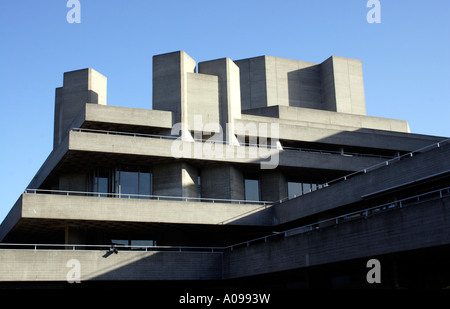 National Theatre South Bank London Stock Photo