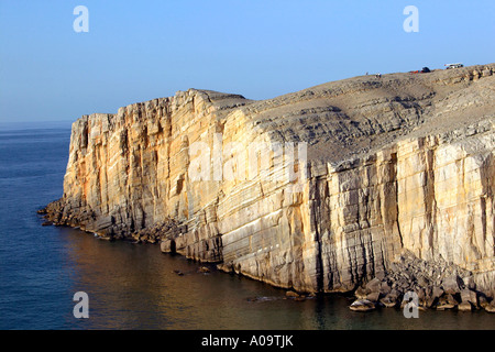 Oman Musandam Kueste bei Al-Kashab, Oman Musandam coast line close to Al Kashab Stock Photo