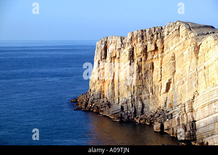 Oman Musandam Kueste bei Al-Kashab, Oman Musandam coast line close to Al Kashab Stock Photo