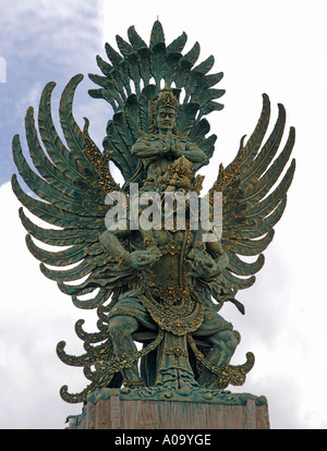 logo hindu bali Hindu Statue of Garuda winged man Bali Indonesia Stock 