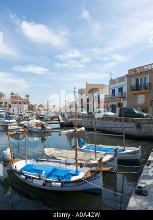 Portixol Harbour and Marina in the winter season, Palma, Mallorca, Balearic Islands, Spain Stock Photo