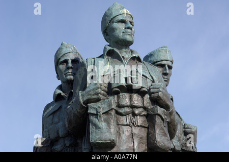 Commando Monument Memorial at Spean Bridge near Fort William Highland Region Scotland Stock Photo