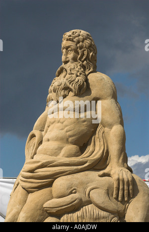 Sand Sculpture Festival Brighton 2006 ancient Rome sculpted in sand Stock Photo