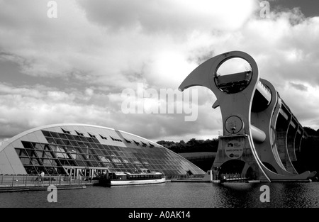 Falkirk Wheel British Waterways Falkirk Scotland Stock Photo
