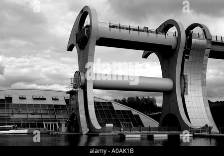 Falkirk Wheel British Waterways Falkirk Scotland Stock Photo