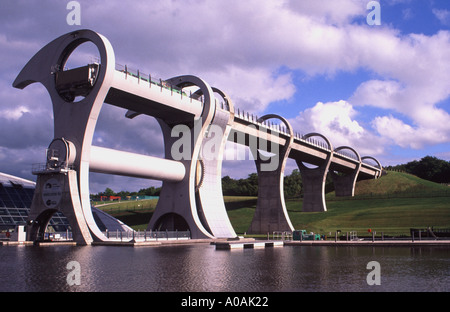 Falkirk Wheel British Waterways Falkirk Scotland Stock Photo