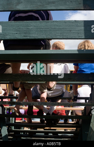 Spectators at county fair competition Stock Photo