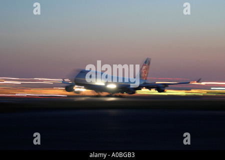 British Airways Boeing 747 taking off at London Heathrow Airport UK Stock Photo