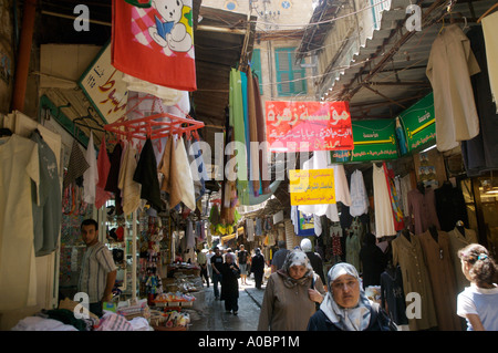 The historic market in the northern Lebanese town of Tripoli, Lebanon. Stock Photo