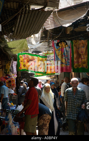 The historic market in the northern Lebanese town of Tripoli, Lebanon. Stock Photo