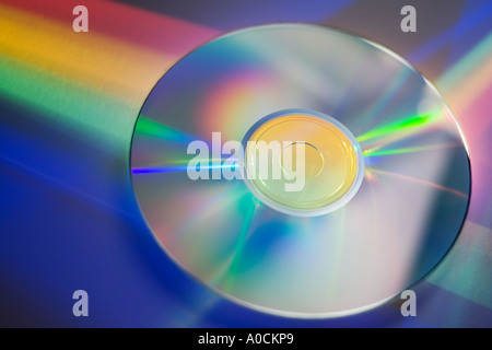 Closeup of a digital disc Stock Photo