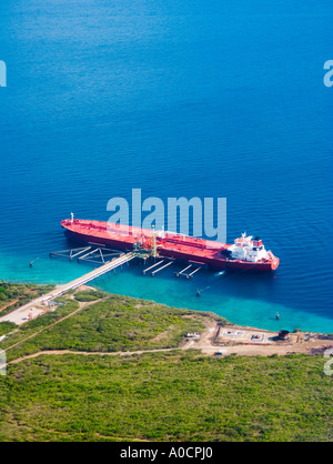Aerial of  Oil Terminal Stock Photo