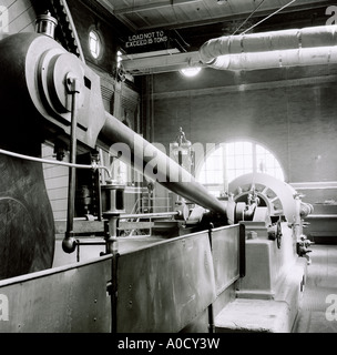 A Victorian mill in Wigan in Lancashire in Great Britain in England ...