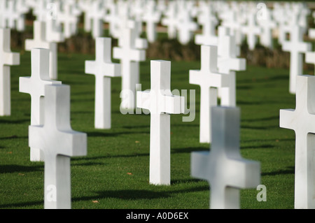 american military cemetery, cambridge Stock Photo