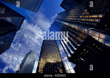 High rise office buildings Toronto Canada Stock Photo