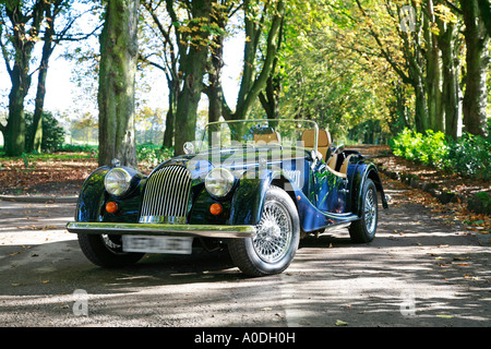 Morgan 4/4 2 seater Sports Car in a rural setting Stock Photo