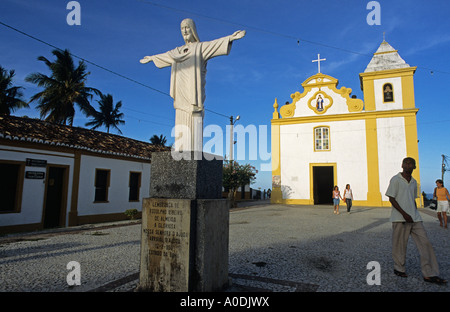 Church Arraial D´Ajuda Porto Seguro Area Bahia Brazil Stock Photo