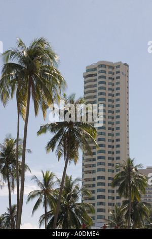 Luxury high rise housing near Gurney Plaza shopping centre in George Town Penang Stock Photo