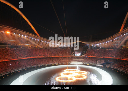 2004 Athens Olympics Opening Ceremony Stock Photo