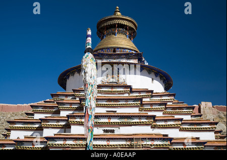 Kumbum Stupa - Gyangtse Tibet 4 Stock Photo