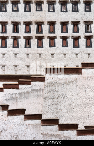 The Potala Palace Lhasa Tibet- 2 abstract view Stock Photo