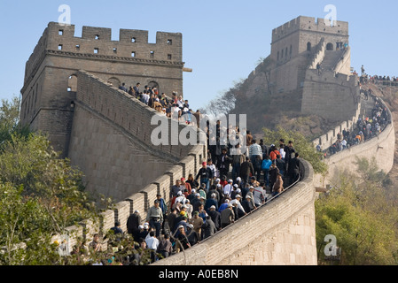 The Great Wall of China at Badaling n5 Stock Photo