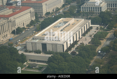 aerial view of national museum of American History from top of Washington Monument Washington DC  October 2006 Stock Photo