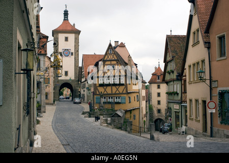 Gates of Rothenburg Stock Photo