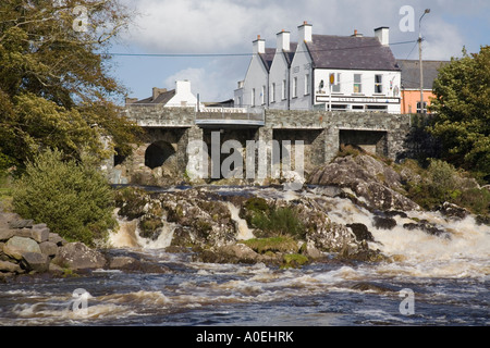 Sneem River below bridge in village centre on 'Ring of Kerry' Sneem County Kerry Eire Southern Ireland Europe Stock Photo