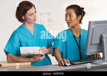 Medical staff at work Stock Photo